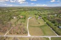 Aerial view of the landscape.  Gorgeous area.