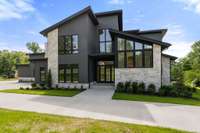 Striking front elevation