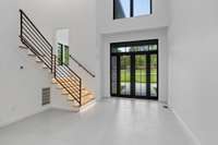 Tile entry in the spacious foyer - welcome your guest in style...