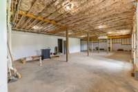 This huge blank space is perfect for entire downstairs apartment or Man Cave. Mini Split gives perfect climate control. Basement has Radon Mitigation system installed! 9.5 ft ceilings througout!