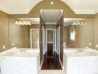 Primary Bath with Double Vanities