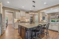 Spacious kitchen with double ovens