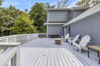 Side deck off of kitchen