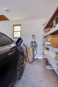 EV charger installed in garage