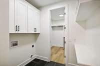 Primary closet 2 that enters into laundry room