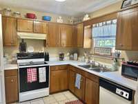 The kitchen has a walk in pantry and lots of cabinet space and natural light!!