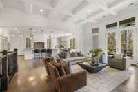 Beautiful trim work and 7" oak hardwood floors throughout this Southern home.