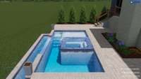 Rendering of optional pool upgrade