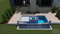 Rendering of optional pool upgrade