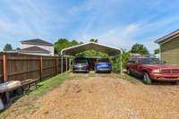 The 2-car detached carport offers protection for vehicles from the elements! 1115 Green Ln  Shelbyville, TN 37160