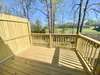 Private deck area on rear of home