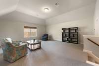 Large bonus space-freshly painted with 1/2 bath-lots of options here! Play room, home office, movie room!