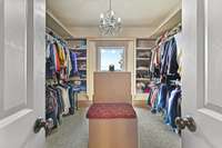 Two Large His/Hers Walk In Closets on both sides of Primary Bathroom