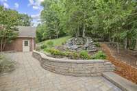 Continuous Waterfall with Walking Trail