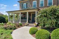 Spacious covered front porch