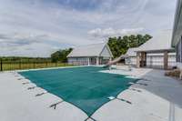 Fantastic 20 x 40 saltwater pool with slide, diving board & new liner (installed within the past year)