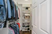 Master closet (there are two walk in closets on each side of the shower)