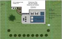 Rendering for proposed future pool by Sparks Signature Pool for 6113 Lookaway.  If interested request price estimate