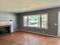 Large windows in the living room for lots of natural sunlight!