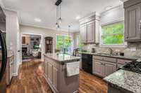 Plenty of space to cook and entertain in this kitchen.