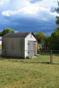 Large shed for convenience