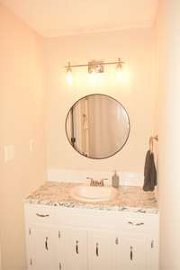 Master bathroom vanity