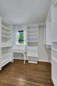 Bedroom #4 walk in closet.