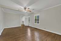 Bedroom #4 with walk in closet and great windows.