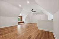 Finished and conditioned Attic