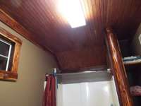 Upstairs bath ceiling