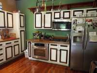 Kitchen with stainless appliances