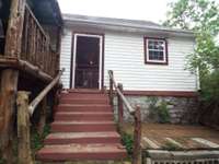 Rear of home
