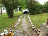 Walkway from 2nd driveway to porch