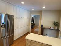 Lots of pull-out storage in this kitchen!