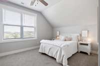 Bright, light, and spacious upstairs bedroom