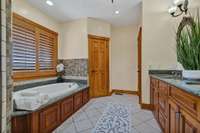 Jetted Tub in Master Bath