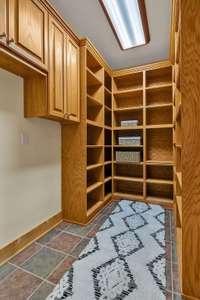 Huge Walk In Pantry with room for a 2nd Refrigerator