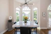 Eat-in Kitchen Area with Bay Window 11'9" X 12'9"