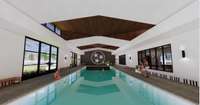 Indoor heated pool for lap swimming