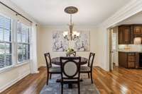 The formal dining room could be used to expand the kitchen - endless possibilities!