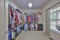 BAM! This closet is as big as a bedroom in new construction! It’s filled with natural light and offers ample space for all your belongings.