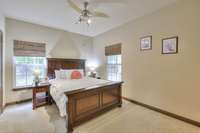 Bedroom #3 includes a ceiling fan, a walk-in closet, and plenty of natural light