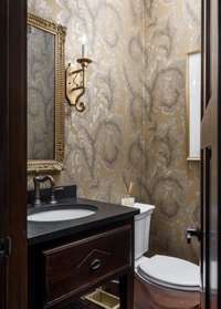 main level powder room