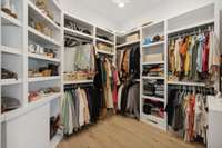 Custom built cabinetry to keep things organized for Her