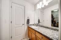 3 Full baths upstairs (1 Primary BR, 1 Jack/Jill Shared Bath, 1 Suite)