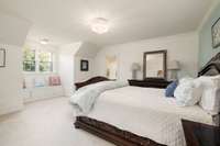 Bedroom 2 has a large cedar closet and the most darling window seat.