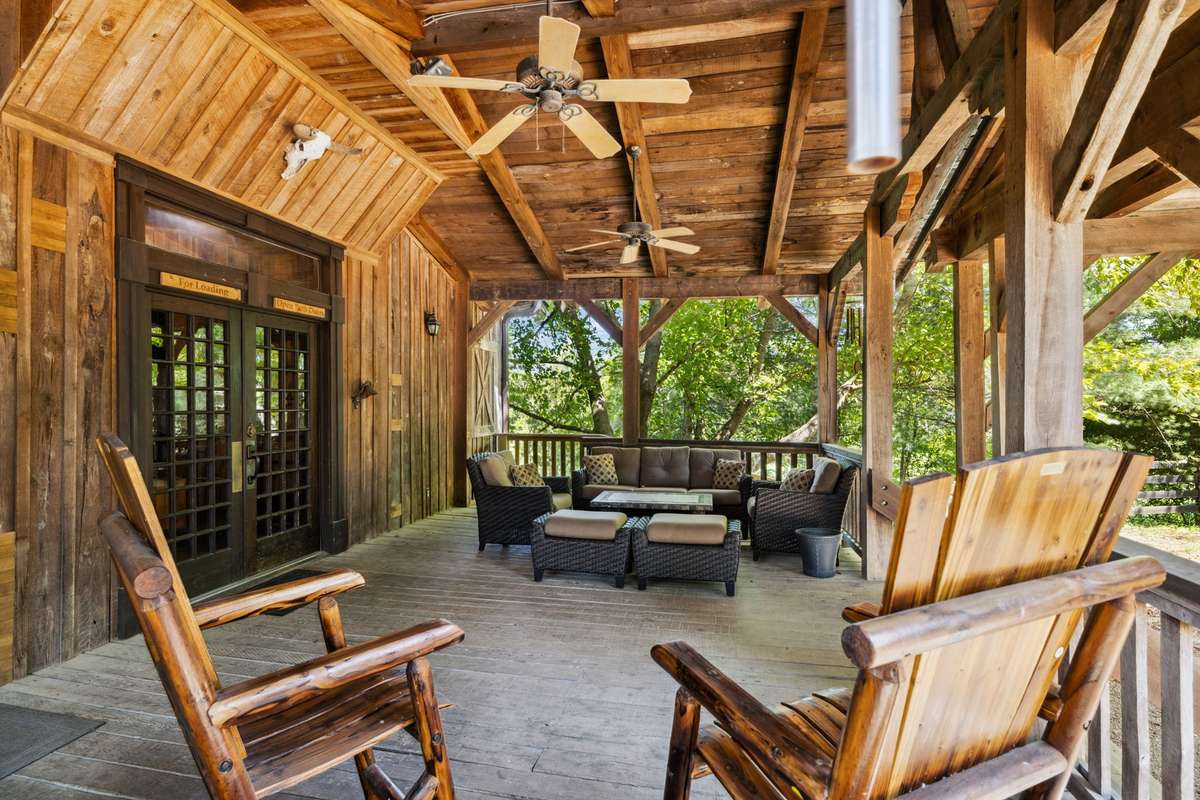One of many patios
