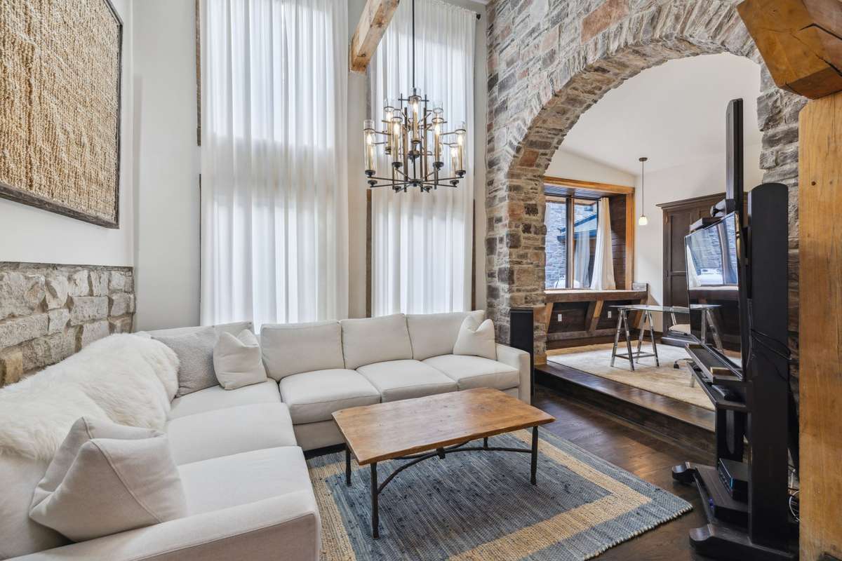 Living room in The Apartment
