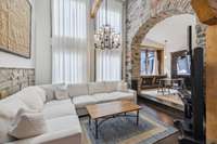 Living room in The Apartment