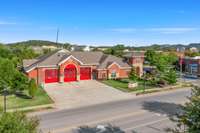 Fire station in the neighborhood